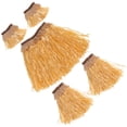 thumbnail image 4 of 5 unids Hawaiian Fancy Grass falda conjunto brazo y pierna Bandas traje elástico Costume Party Accesorio (color de paja), 4 of 5