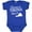 Royal Blue, variant on Inktastic Someone in Virginia Loves Me Boys or Girls Baby Bodysuit