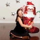 thumbnail image 5 of Globo de aluminio de feliz Navidad, muñeco de nieve, Papá Noel, globos, decoración para árbol de Navidad, suministros para fiestas de Navidad en casa y Año Nuevo, globos de aire, 5 of 5