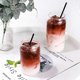 thumbnail image 5 of 4-pack Moldable Glass Fashion Buffalo Milk Simple Mug Beer Glass Swing Mug Dessert Mug Coca-Cola Mug, 4, 5 of 5