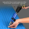 thumbnail image 2 of Amdohai Electric Rivet Tool 2.4mm-4.8mm Rivet Nut Tool Bit Adapter Cordless Riveting Tool Conversion Connector Insert Nut Pull Rivet Tool Utility Combination Kit, 2 of 8