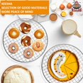 thumbnail image 4 of Cooling Rack - 304 Stainless Steel Dish Rack for Cooking and Baking - Premium Steamer Rack, Canning Rack - Stackable Cake Cooling Rack - Set of 2-10 Inch, 4 of 7