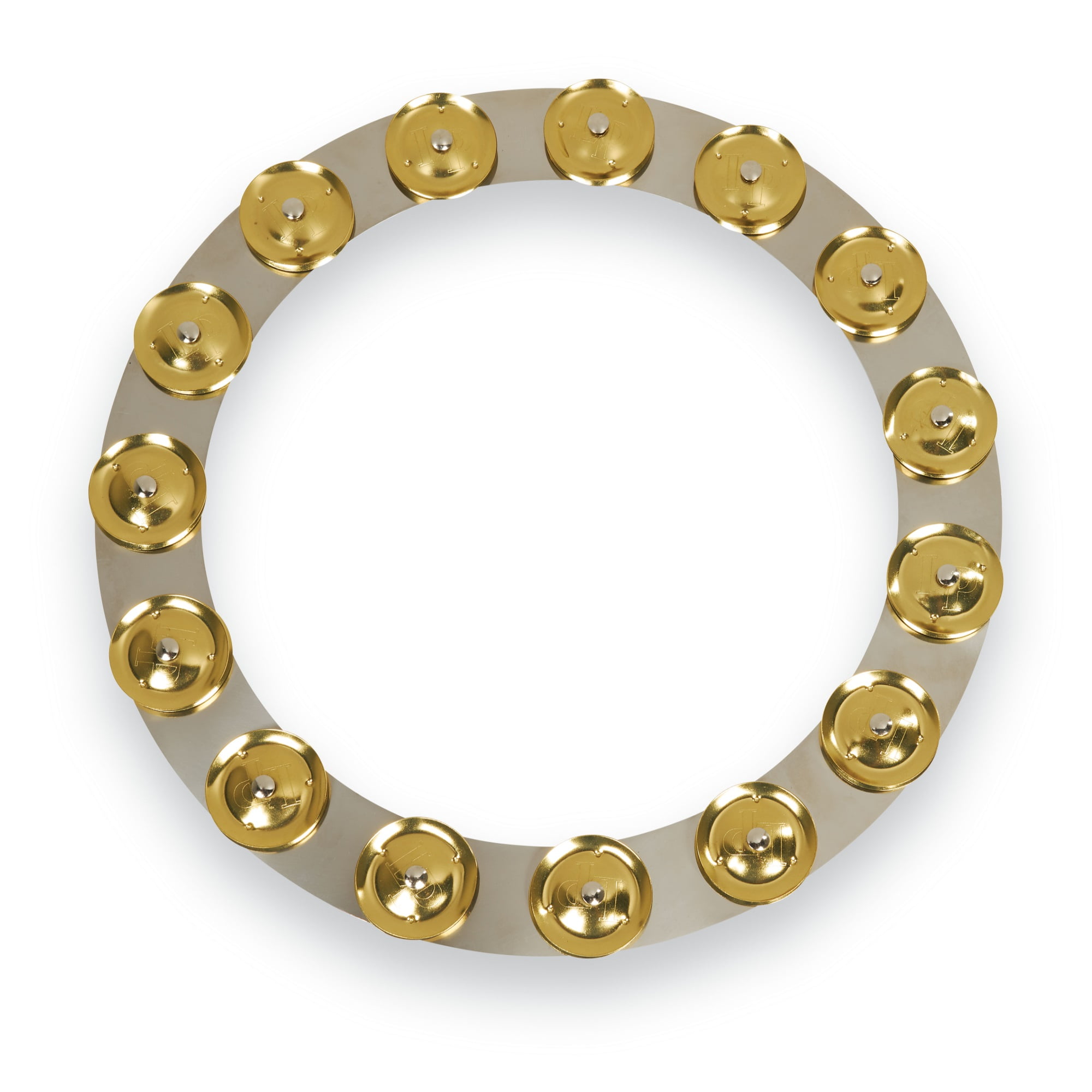 Latin Percussion LP3814SBS 14-Inch Tambo-Ring - Stainless Steel with Brass Jingles