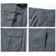 thumbnail image 4 of pstuiky Pantalones cortos para hombre, Pantalones cargo para hombre, de color liso, a la moda, con bolsillos laterales, cintura abotonada y múltiples bolsillos., 4 of 5