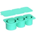 thumbnail image 3 of Ice-Cube Tray for Cup Tumbler Cup, Cylinder-Shaped Silicone Ice Mold with Lid for Freezer,Brown & Yellow, 3 of 5