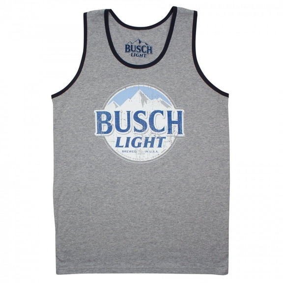Busch 885253-small Light Distressed Logo Mens Tank Top - Small