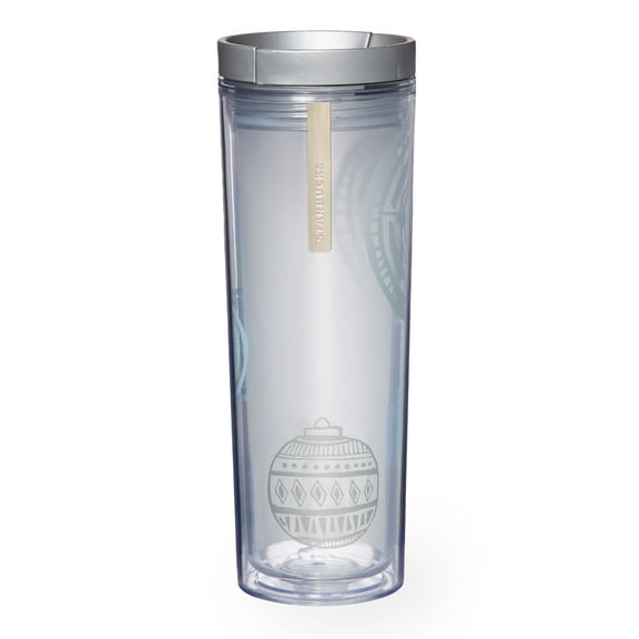 Starbucks Silver Ornament Tumbler 16oz