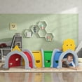 thumbnail image 2 of Qaba Tunnel for Kids to Crawl Through, Lion Design, for 3-6 Years, 2 of 9