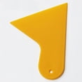 thumbnail image 4 of 2 Pcs Yellow Plastic Car Scraper : 1 Pcs Foils Cleaner Scraper Air Bubble Remover Stickers Install Tools & 1 Pcs Auto Car Window Sticker Film Scraper Squeegee Cleaning Tool,Yellow, 4 of 5