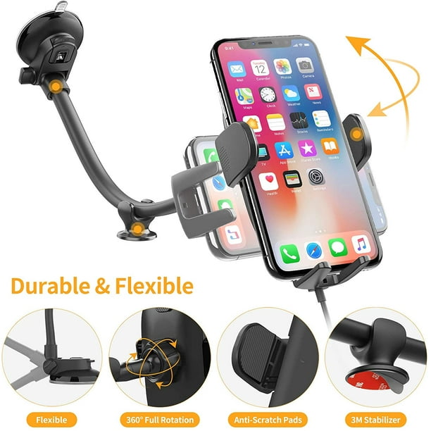 Mobile phone holder and charger for car deals