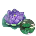 thumbnail image 7 of Ludlz 10cm Artificial Floating Foam Lotus Flower with Water Lily Pad, Lifelike Ornanment Perfect for Home Garden Pond Decoration Performance Stage Garden Home Party Decoration Prop, 7 of 7