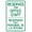 Warning Sign 3, variant on Off Leash Area Dogs Under Control Green Circle Symbol Sign 8"x12" - Dog Leash Security Metal for Business Home Garage Street Wall