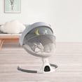 thumbnail image 3 of Baby Swing for Newborn to 12 Months, 5 Motion Modes & 3Stage Angle Adjustment, Bluetooth Music & Remote Control (battery not included), Removable Mosquito Net, Lightweight Aluminium Frame,, 3 of 7