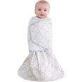 HALO SleepSack Swaddle Wearable Blanket, Cotton Muslin, Blue