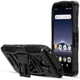 thumbnail image 2 of Value Pack and for Alcatel Insight 5005R TCL A1 Swivel Hybrid Shockproof Case Phone Case Belt Clip Holster Double Kickstands Hybrid Shock Armor Bumper Cover, 2 of 4