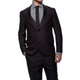 thumbnail image 1 of Adam Baker 191BQ Men's Slim Fit Shawl Collared Tuxedo - Black - 48R, 1 of 3