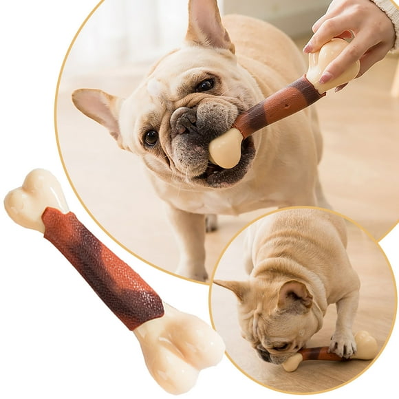 SIfdSeng Dog Teeth Grinding Toy Biteresistant Bone Edge Grazing Golden Puppy Medium Large Dog Pet Supplies Non Squeaky Dog Toys for Aggressive Chewers Puppy Teething Toys Small Breed Birthday Dog Toy