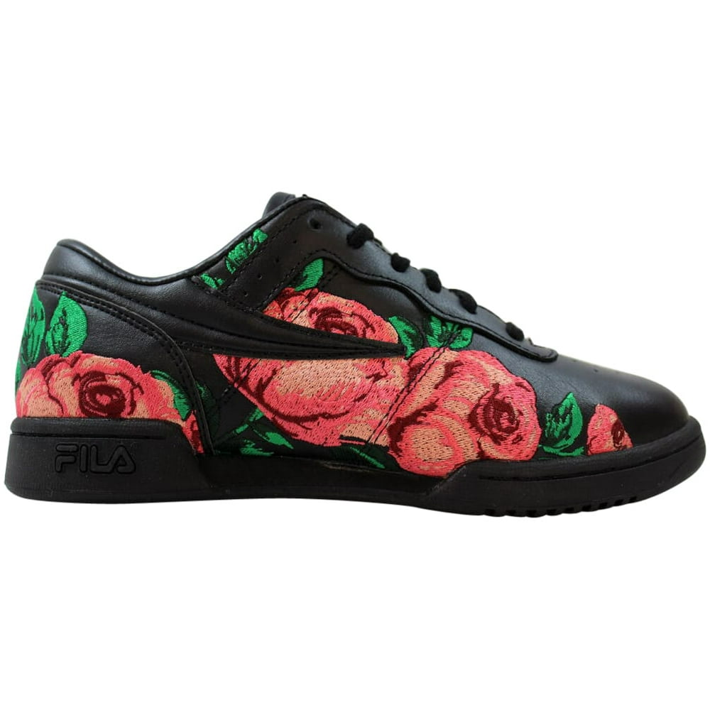 fila shoes with flowers