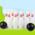 thumbnail image 4 of Flmtop 12Pcs/Set Toddler Kids Bowling Game Set Outdoor Indoor Sports Learning Toy Gift, 4 of 7