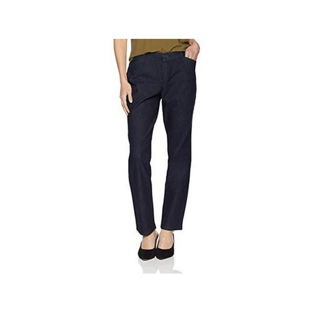 LEE Women's Petite Relaxed Fit All Day Straight Leg Pant, 10, Blue, Size  10.0 - Walmart.com