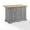 Gray, variant on Crosley Furniture Julia 50" Transitional Wood Top Kitchen Island in Gray