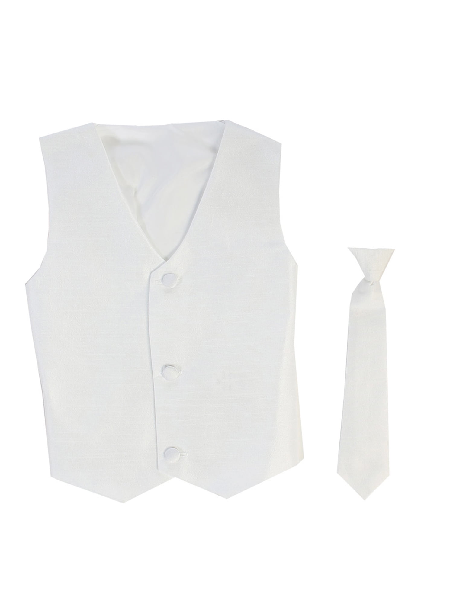 Lito Vest And Clip On Boy Necktie Set