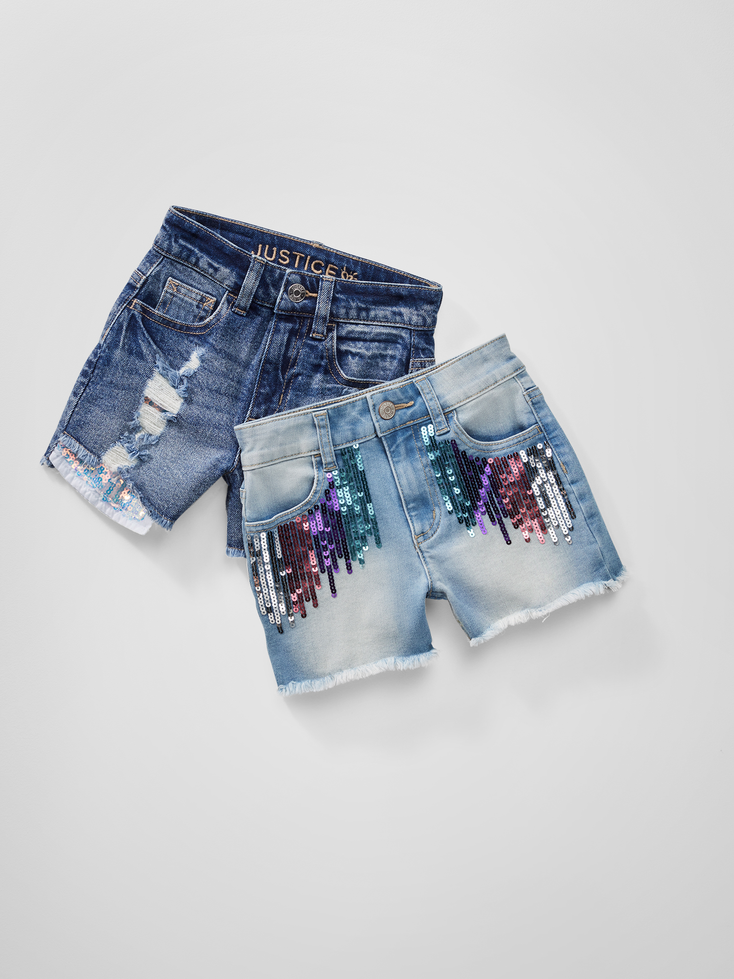Sparkle Sparkle Jacquard Denim Shorts KEIJU着用 Denim Shorts