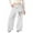 pants 127#White, variant on oqasdz Girls Sweatpants Printed Athletic Jogger Pants with Elastic Waist for Play and School Comfort Fit Casual Dailywear
