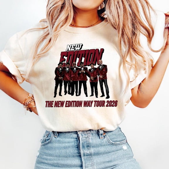 The New Edition Way Tour 2026 T-shirt, Short Sleeve Shirt For Fan