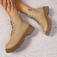 thumbnail image 7 of Willtoo Women's Platform Fashion Ankle Boots Thick Lug Sole Durable Chunky Wedge Booties Shoes, 7 of 7