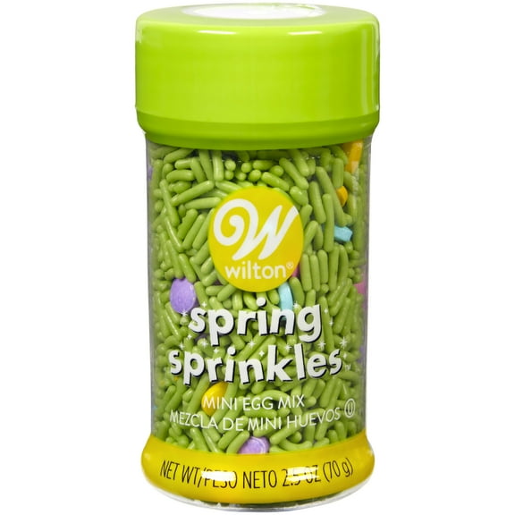Wilton Easter Eggs with Grass Mix Sprinkles, 2.5 oz.