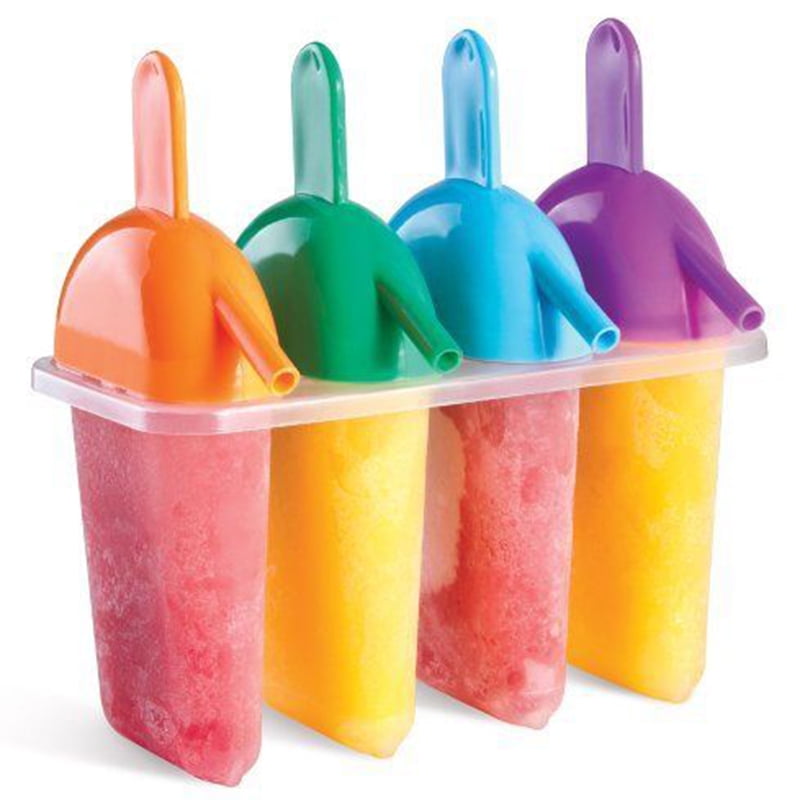 Ice Lolly Cream Maker Mold Popsicle Mould Frozen Popsicle Yogurt Tray Moulds New 