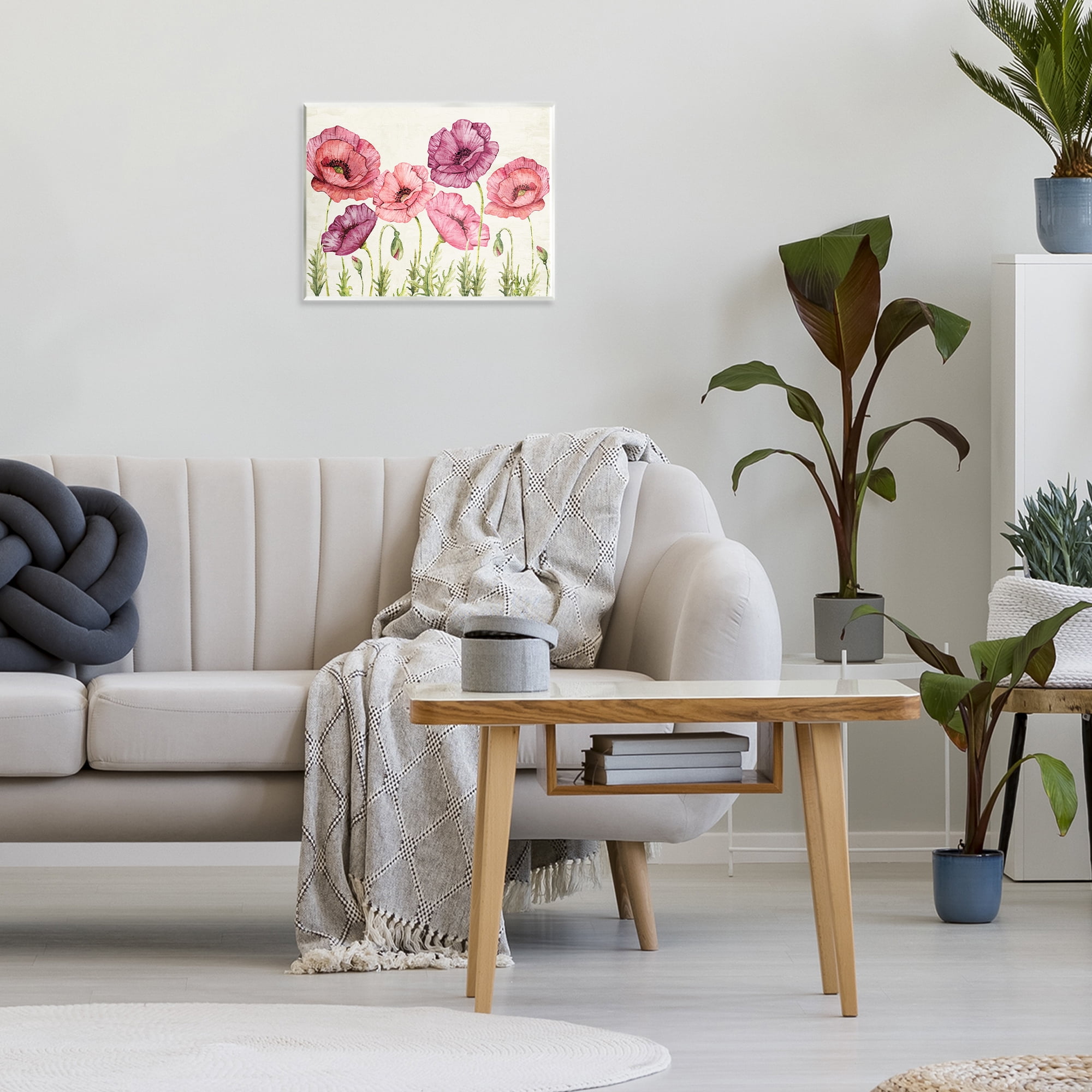 Stupell Industries Poppy Days Vintage Blooms Wall Plaque Art, design by Kim Allen
