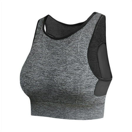 

BRC S/M/L/XL/2XL Women Yoga Sport Tops Vest Breathable Sports Solid Bras