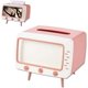 thumbnail image 1 of Kunmingshisd Soporte para caja de pañuelos Retro TV Caja de pañuelos Lindo y práctico Soporte para teléfono celular Soporte para tampones para baño, cocina, aparadores de dormitorio, escritorios y mes, 1 of 5