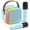 Hot-Light Blue, variant on BONAOK Mini Karaoke Machine for Kids, Portable Karaoke Speaker with 2 Wilreless Microphones and Bluetooth for Home Party, Birthday Gifts for Girls(Purple)