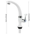 thumbnail image 5 of ABS Plastic Single Cold Faucet Water Tap Kitchen Sink Bathroom Basin Accessories G1/2(Tail), 5 of 5