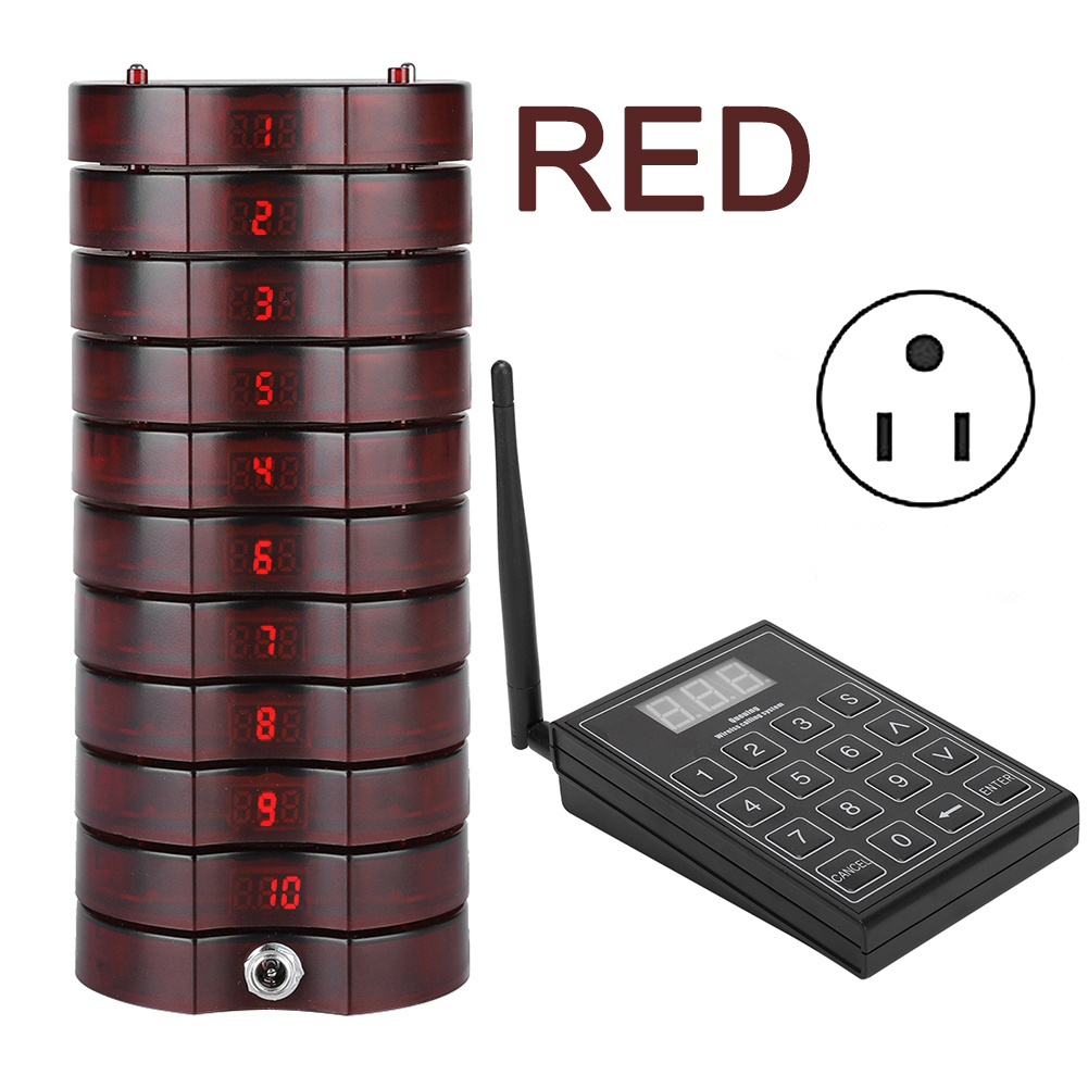 Beepers Restaurant Wireless Queue Paging System Calling Queuing