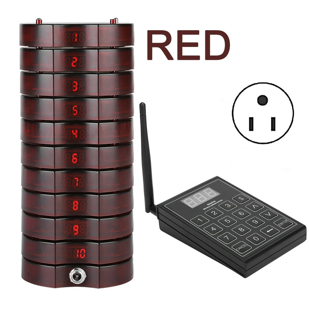 Beepers Restaurant Wireless Queue Paging System Calling Queuing ...