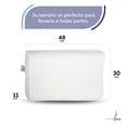 thumbnail image 2 of Paquete de dos Almohadas: Makura y Súper Suave – Individuales Color Blanco Memory Foam Two Pack Mixto, 2 of 9