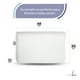 thumbnail image 2 of Paquete de Dos Almohadas Super Suaves Memory Foam 48 x 30 x 11 cm cada una, 2 of 8