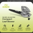 thumbnail image 3 of Sun Joe Electric All Purpose Leaf Blower, 6 Amp Motor, 155 MPH Air Speed, SBJ597E-GRY, 3 of 11