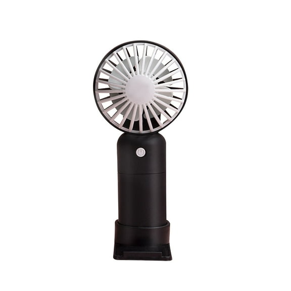 UttpKLBx Portable Neck Fan Room Air Conditioner Usb Rechargeable Tabletop Fan Portable Room Air Conditioner, Suitable for Traveling Office (Black)