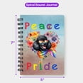 thumbnail image 5 of Peace Love Pride Poodle with Rainbow Sunglasses LGBT LGBTQ+ Spiral Bound Journal Poodles Dog Lover Gifts Idea 5x7in Spiral Notebook - 01004, 5 of 5