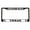blk/white/blk, variant on I'd Rather be in Texas Style Heavy Duty Metal License Plate Frame Personalised/Car Accessories Car Tag Holder Cover (Black/Yellow)
