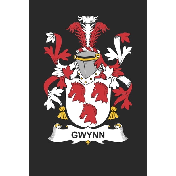 Gwynn Gwynn Coat of Arms and Family Crest Notebook Journal (6 x 9