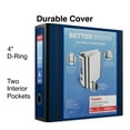 thumbnail image 2 of Staples Better 4-inch 3 Ring View Binder Blue 1618290, 2 of 7