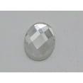thumbnail image 5 of U8MO 100 Clear Faceted Oval Flatback Glass Crystal Rhinestone Gems 6X8mm No Hole, 5 of 8