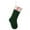 Z, variant on Bfogop 18 Inches Christmas Stockings Green White Knitted Embroidered Letter Hanging Stocking Xmas Stocking Decor Treat Bag Candy Pouch Holder Favor for Gift Present Xmas Tree Decor
