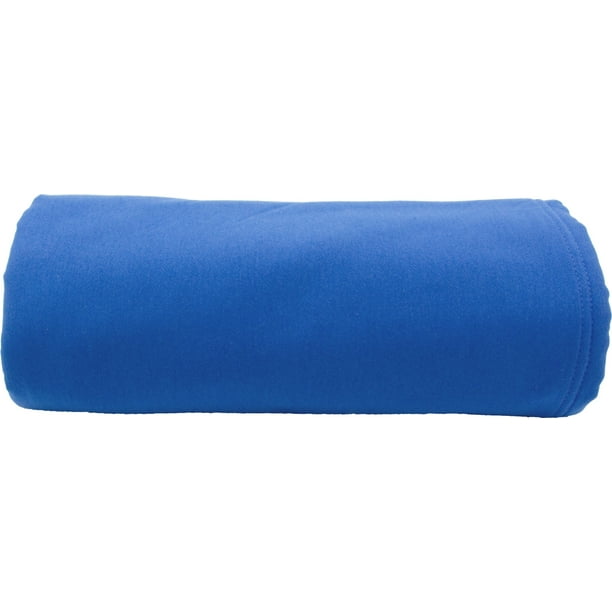 Cozy Sofa Watching TV Sweatshirt Blankets Cotton Polyester Throw, Royal